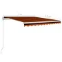 Toldo manual retráctil naranja y marrón 300x250 cm de vidaXL, Toldos - Ref: Foro24-3051198, Precio: 226,14 €, Descuento: %