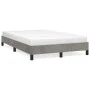 Light gray velvet bed frame 120x190 cm by vidaXL, Beds and slatted bases - Ref: Foro24-3269625, Price: 118,77 €, Discount: %