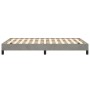 Estructura de cama terciopelo gris claro 120x190 cm