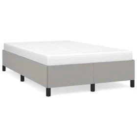 Light gray fabric bed frame 120x190 cm by vidaXL, Beds and slatted bases - Ref: Foro24-3269631, Price: 101,01 €, Discount: %