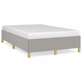 Light gray fabric bed frame 120x190 cm by vidaXL, Beds and slatted bases - Ref: Foro24-3269638, Price: 89,78 €, Discount: %