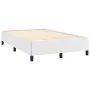 White synthetic leather bed frame 120x190 cm by vidaXL, Beds and slatted bases - Ref: Foro24-3269646, Price: 101,51 €, Discou...