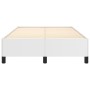 Bettgestell aus weißem Kunstleder, 120 x 190 cm von vidaXL, Betten und Lattenroste - Ref: Foro24-3269646, Preis: 102,95 €, Ra...