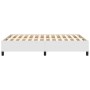 Bettgestell aus weißem Kunstleder, 120 x 190 cm von vidaXL, Betten und Lattenroste - Ref: Foro24-3269646, Preis: 102,95 €, Ra...