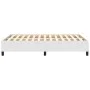 White synthetic leather bed frame 120x190 cm by vidaXL, Beds and slatted bases - Ref: Foro24-3269646, Price: 101,51 €, Discou...