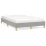 Hellgrauer Stoffbettrahmen 120x190 cm von vidaXL, Betten und Lattenroste - Ref: Foro24-3269612, Preis: 91,52 €, Rabatt: %