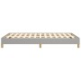 Estructura de cama tela gris claro 120x190 cm de vidaXL, Camas y somieres - Ref: Foro24-3269612, Precio: 93,42 €, Descuento: %