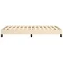 Estructura de cama tela crema 120x190 cm de vidaXL, Camas y somieres - Ref: Foro24-3269610, Precio: 94,77 €, Descuento: %