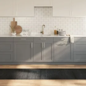 Rectangular gray bamboo rug 70x500 cm by vidaXL, Rugs - Ref: Foro24-376766, Price: 41,26 €, Discount: %