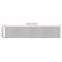Alfombra rectangular bambú negro 100x500 cm de vidaXL, Alfombras - Ref: Foro24-376822, Precio: 54,10 €, Descuento: %