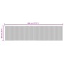 Rectangular gray bamboo rug 100x400 cm by vidaXL, Rugs - Ref: Foro24-376820, Price: 45,76 €, Discount: %