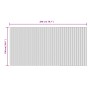 Rectangular gray bamboo rug 100x200 cm by vidaXL, Rugs - Ref: Foro24-376808, Price: 32,95 €, Discount: %