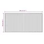 Rectangular gray bamboo rug 100x200 cm by vidaXL, Rugs - Ref: Foro24-376946, Price: 33,58 €, Discount: %