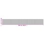 Dunkelbrauner rechteckiger Bambusteppich 60x500 cm von vidaXL, Teppiche - Ref: Foro24-376857, Preis: 39,74 €, Rabatt: %
