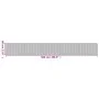 Dunkelbrauner rechteckiger Bambusteppich 60x500 cm von vidaXL, Teppiche - Ref: Foro24-376857, Preis: 39,10 €, Rabatt: %