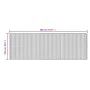 Alfombra rectangular bambú gris 100x300 cm de vidaXL, Alfombras - Ref: Foro24-376952, Precio: 37,73 €, Descuento: %