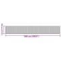 Alfombra rectangular bambú negro 70x500 cm de vidaXL, Alfombras - Ref: Foro24-376888, Precio: 43,81 €, Descuento: %