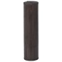 Alfombra rectangular bambú marrón oscuro 70x100 cm