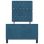 Estructura de cama Azul oscuro 80 x 200 cm Terciopelo