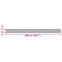 Rechteckiger Bambusteppich in heller Naturfarbe 70x1000 cm von vidaXL, Teppiche - Ref: Foro24-376897, Preis: 71,66 €, Rabatt: %