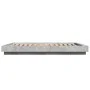 Bed frame with LED lights concrete gray wood 140x190 cm by vidaXL, Beds and slatted bases - Ref: Foro24-3281129, Price: 173,6...