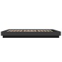 Black engineered wood bed frame 120x200 cm by vidaXL, Beds and slatted bases - Ref: Foro24-3281197, Price: 156,89 €, Discount: %