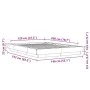 Estructura de cama madera de ingeniería negra 120x200 cm de vidaXL, Camas y somieres - Ref: Foro24-3281197, Precio: 154,99 €,...