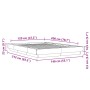 Schwarzer Bettrahmen aus Holzwerkstoff, 120 x 200 cm von vidaXL, Betten und Lattenroste - Ref: Foro24-3281197, Preis: 156,89 ...