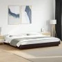 Estructura de cama madera de ingeniería negra 200x200 cm de vidaXL, Camas y somieres - Ref: Foro24-3281162, Precio: 184,89 €,...