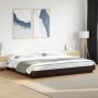 Schwarzer Bettrahmen aus Holzwerkstoff, 200 x 200 cm von vidaXL, Betten und Lattenroste - Ref: Foro24-3281162, Preis: 187,11 ...