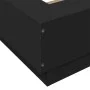 Estructura de cama madera de ingeniería negra 200x200 cm de vidaXL, Camas y somieres - Ref: Foro24-3281162, Precio: 184,89 €,...