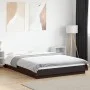 Black engineered wood bed frame 120x190 cm by vidaXL, Beds and slatted bases - Ref: Foro24-3281232, Price: 158,70 €, Discount: %