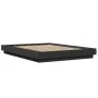 Black engineered wood bed frame 120x190 cm by vidaXL, Beds and slatted bases - Ref: Foro24-3281232, Price: 158,70 €, Discount: %