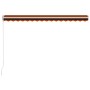 Toldo manual retráctil naranja y marrón 400x300 cm de vidaXL, Toldos - Ref: Foro24-3051216, Precio: 449,16 €, Descuento: %