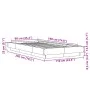 Schwarzer Bettrahmen aus Holzwerkstoff, 90 x 190 cm von vidaXL, Betten und Lattenroste - Ref: Foro24-3281239, Preis: 135,40 €...