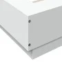 White engineered wood bed frame 75x190 cm by vidaXL, Beds and slatted bases - Ref: Foro24-3281245, Price: 123,55 €, Discount: %