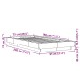 Weißer Bettrahmen aus Holzwerkstoff, 75 x 190 cm von vidaXL, Betten und Lattenroste - Ref: Foro24-3281245, Preis: 125,07 €, R...