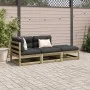 3-piece garden sofa set with impregnated pine wood cushions by vidaXL, Garden sets - Ref: Foro24-3295834, Price: 283,18 €, Di...