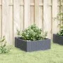 Jardinera con clavijas PP gris 42,5x42,5x28,5 cm de vidaXL, Maceteros y jardineras - Ref: Foro24-368004, Precio: 19,17 €, Des...