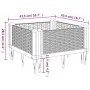 Jardinera con clavijas PP gris 42,5x42,5x28,5 cm de vidaXL, Maceteros y jardineras - Ref: Foro24-368004, Precio: 19,17 €, Des...