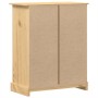 Corona Kommode aus massivem Kiefernholz 92x48x120 cm von vidaXL, Aufbewahrungskisten - Ref: Foro24-4005675, Preis: 233,25 €, ...