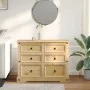 Corona chest of drawers solid pine wood 120x48x91 cm by vidaXL, Storage trunks - Ref: Foro24-4005677, Price: 239,77 €, Discou...