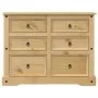 Corona chest of drawers solid pine wood 120x48x91 cm by vidaXL, Storage trunks - Ref: Foro24-4005677, Price: 239,77 €, Discou...