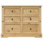 Corona Kommode aus massivem Kiefernholz 120x48x91 cm von vidaXL, Aufbewahrungskisten - Ref: Foro24-4005677, Preis: 243,61 €, ...