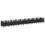 Planter with pegs PP black 363.5x43.5x43.5 cm by vidaXL, Pots and planters - Ref: Foro24-368027, Price: 103,67 €, Discount: %
