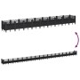Jardinera con clavijas PP negro 363,5x43,5x43,5 cm de vidaXL, Maceteros y jardineras - Ref: Foro24-368027, Precio: 137,95 €, ...