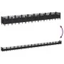 Planter with pegs PP black 363.5x43.5x43.5 cm by vidaXL, Pots and planters - Ref: Foro24-368027, Price: 103,67 €, Discount: %