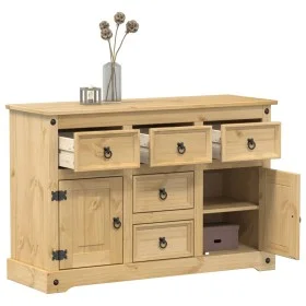Corona Sideboard aus massivem Kiefernholz 115x40x76 cm von vidaXL, Sideboards - Ref: Foro24-4005680, Preis: 258,07 €, Rabatt: %