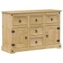 Corona Sideboard aus massivem Kiefernholz 115x40x76 cm von vidaXL, Sideboards - Ref: Foro24-4005680, Preis: 258,07 €, Rabatt: %