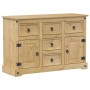 Corona sideboard solid pine wood 115x40x76 cm by vidaXL, Sideboards - Ref: Foro24-4005680, Price: 263,39 €, Discount: %